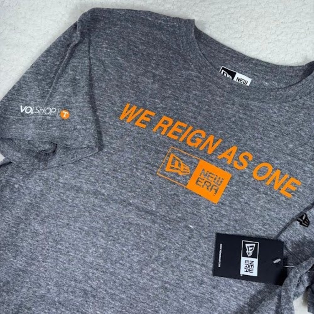 New Era‎ Tennessee Volunteers T Shirt  Mens L Gray We Reign As One Graphic